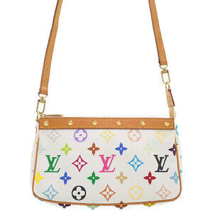 Louis Vuitton Monogram Multicolore Multicolor Pochette Accessoires Strap